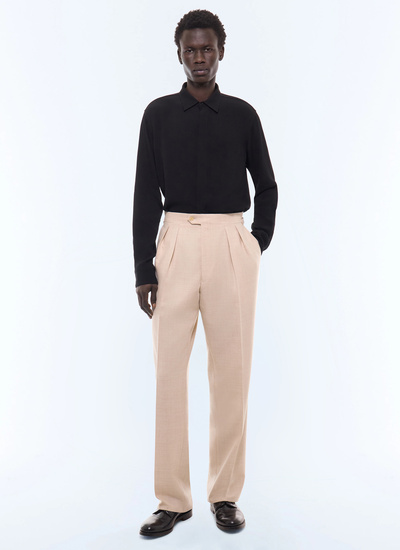 Men's main fabric: 100% viscose shirt Fursac - H3LOIR-LH06-B020