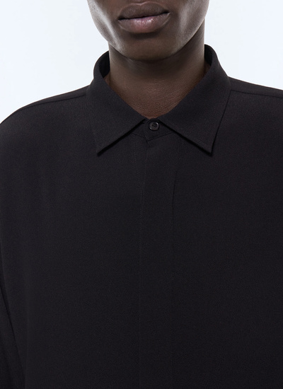 Men's black shirt Fursac - H3LOIR-LH06-B020