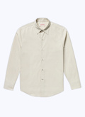 Beige shirt in cotton poplin - 22HH3ADAV-AH77/03
