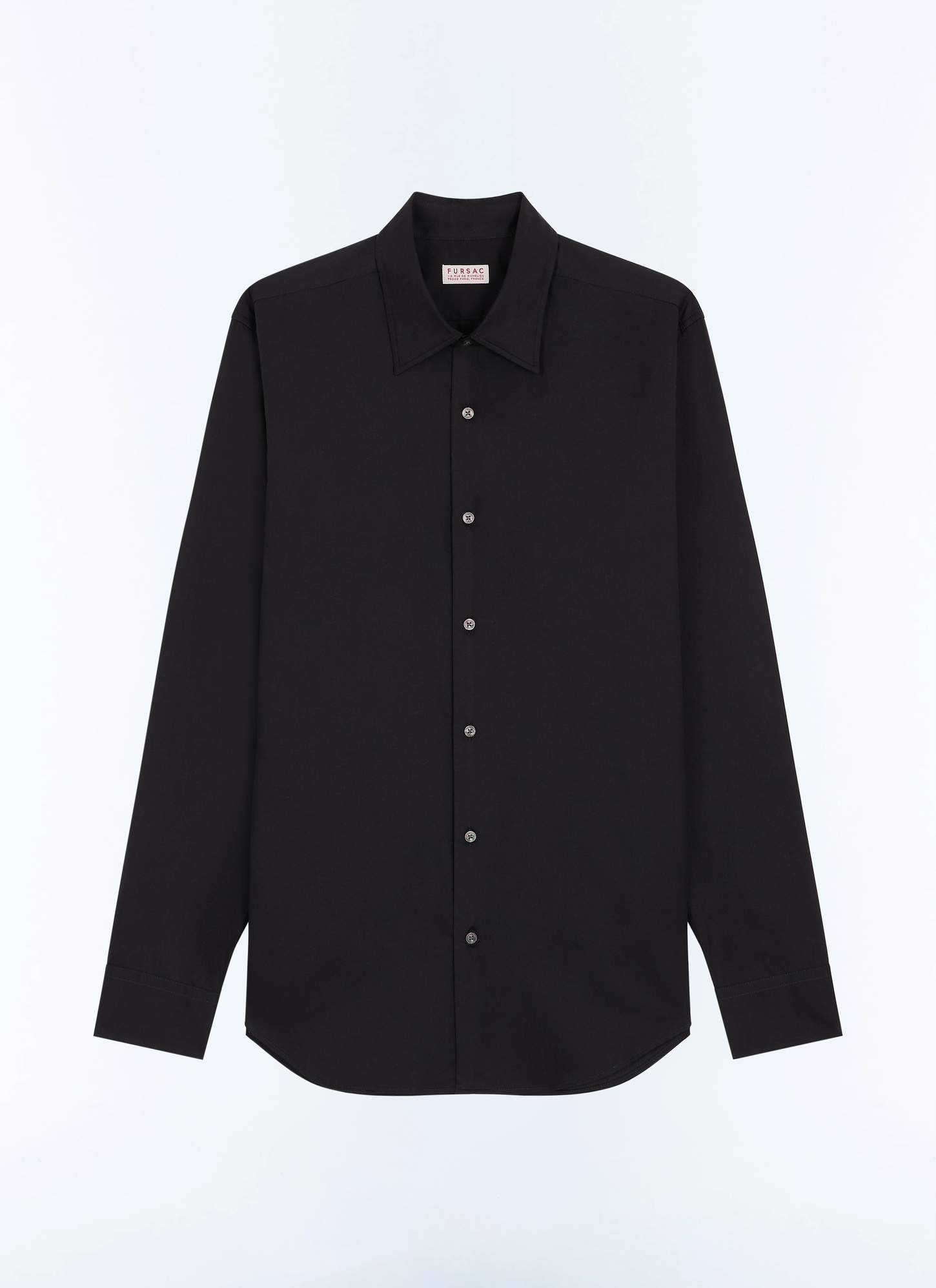 Men's black main fabric: 100% cottonlining: none shirt Fursac - H3LXAN-LH14-B020