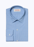 Cotton shirt with blue stripes - 22HH3AXAN-AH61/37