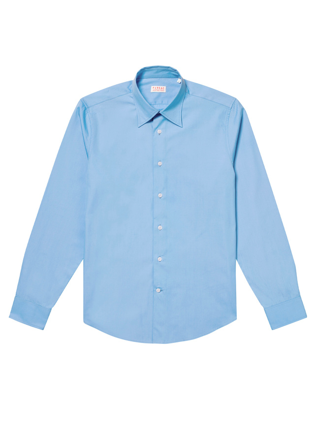 Men's cotton poplin shirt Fursac - H3ADAV-CH03-D004