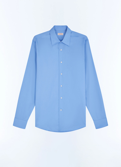 Men's blue shirt Fursac - H3AXAN-DH34-D017