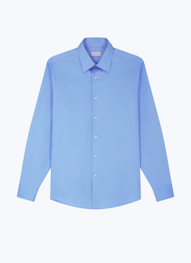 Men's blue shirt Fursac - H3AXAN-DH34-D017