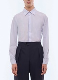 Striped cotton poplin shirt - H3AXAN-JH19-D039