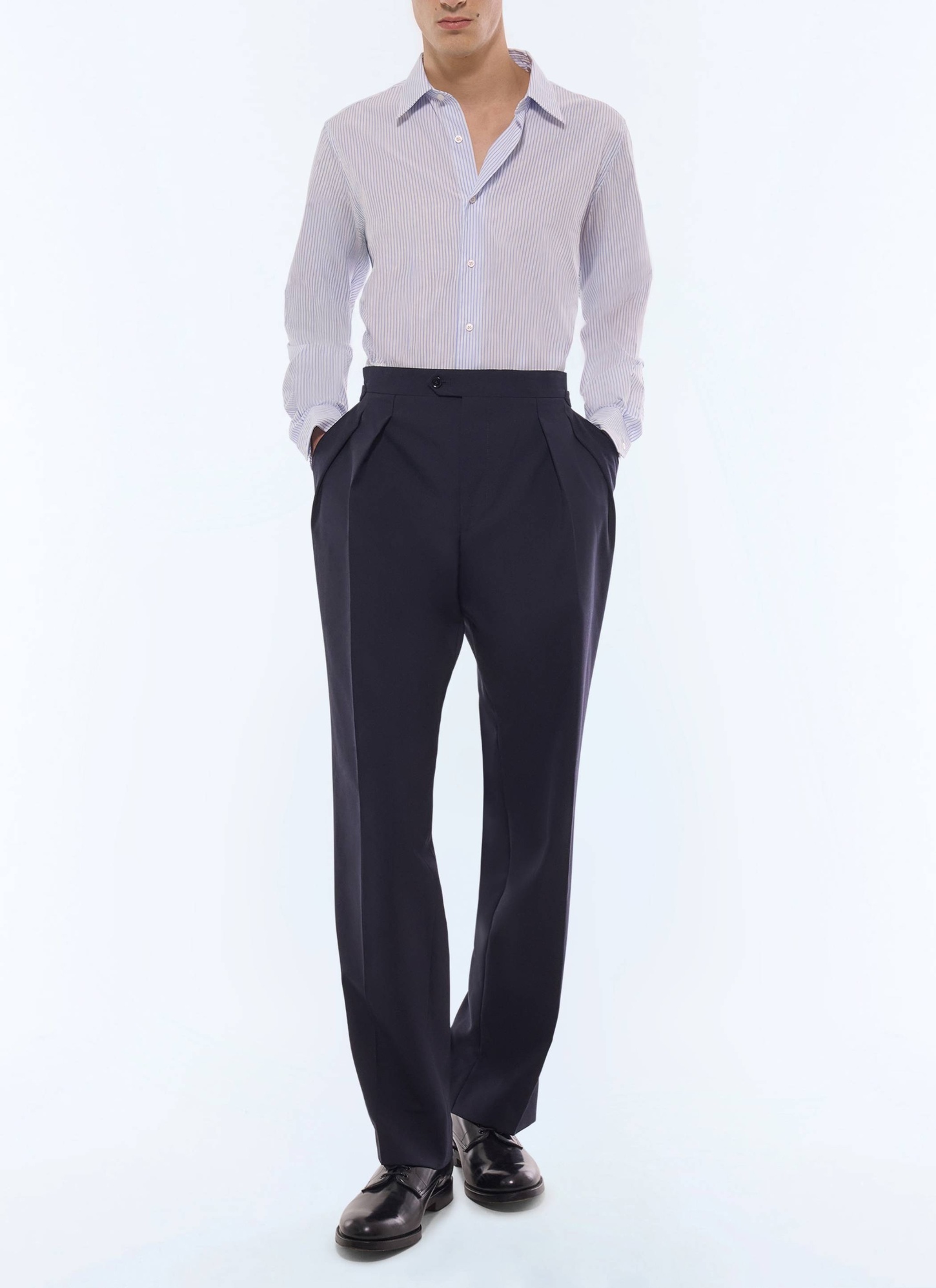 Men's blue shirt Fursac - H3AXAN-JH19-D039