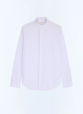 Striped cotton poplin shirt - H3TIKA-JH19-D039