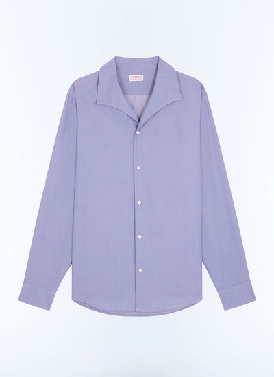 Men's blue, navy blue main fabric: 100% cottonlining: none shirt Fursac - H3LIDO-LH13-D037