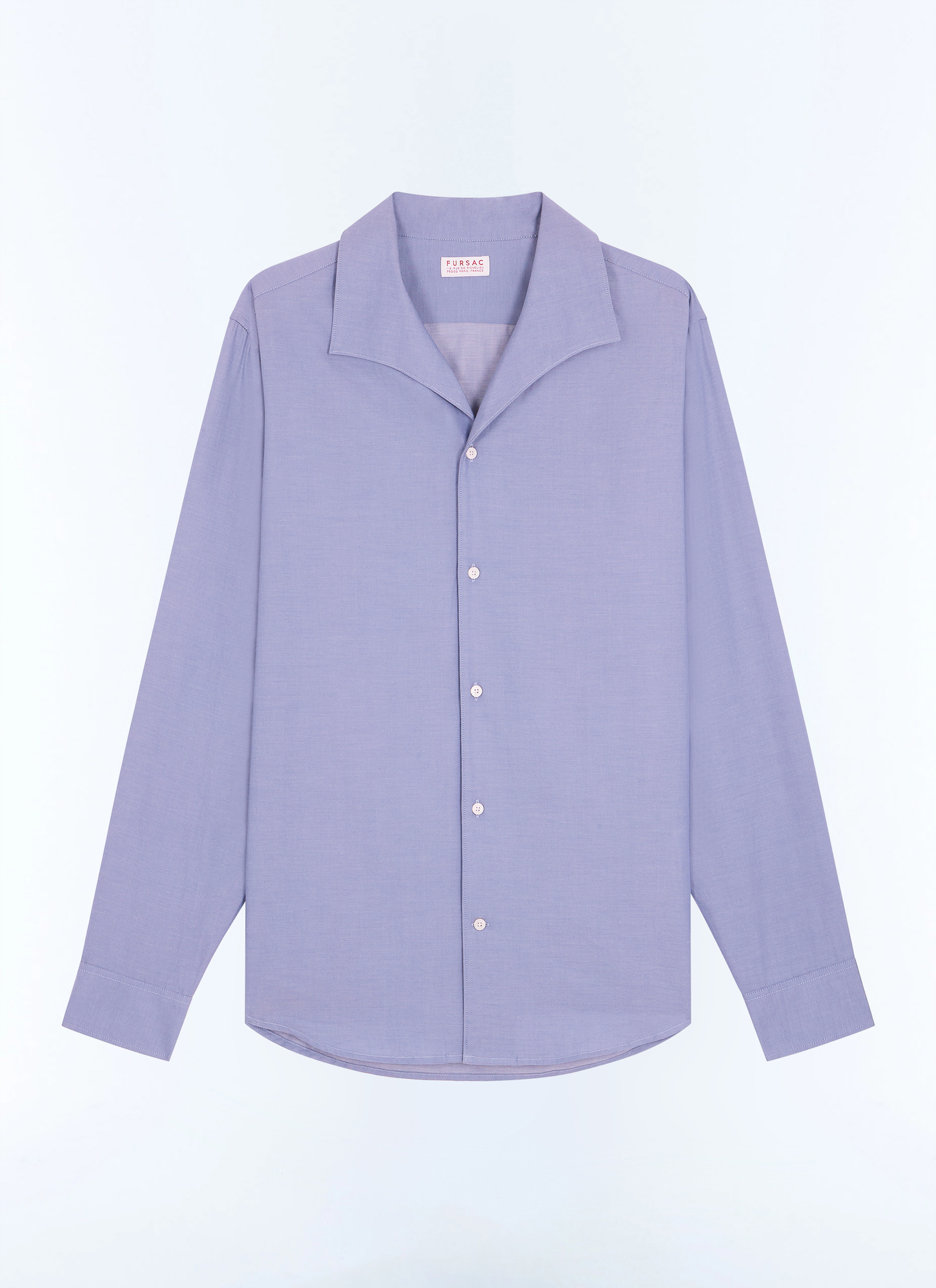 Men's blue, navy blue main fabric: 100% cottonlining: none shirt Fursac - H3LIDO-LH13-D037