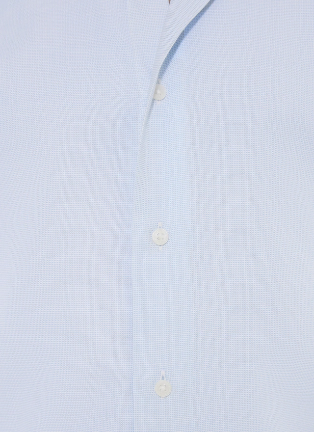 Men's light blue shirt Fursac - H3AXAN-FH06-D004