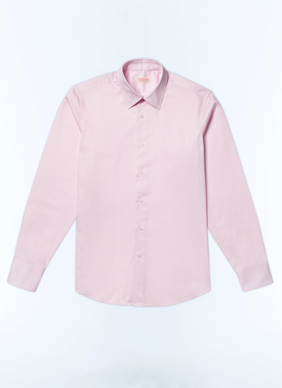 Men's pink cotton poplin shirt Fursac - H3AXAN-DH34-F002