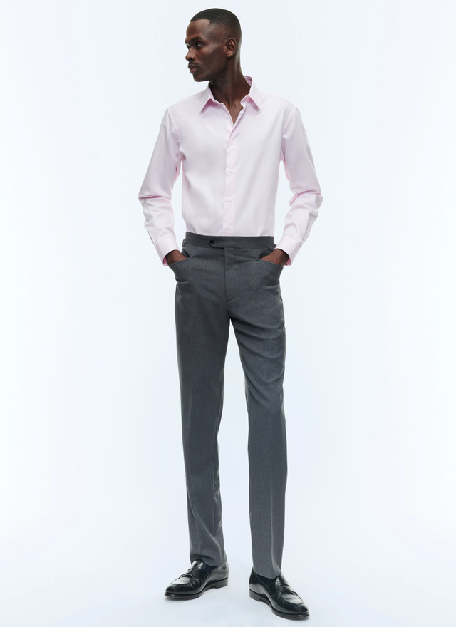 Men's pale pink shirt Fursac - H3AXAN-DH34-F002