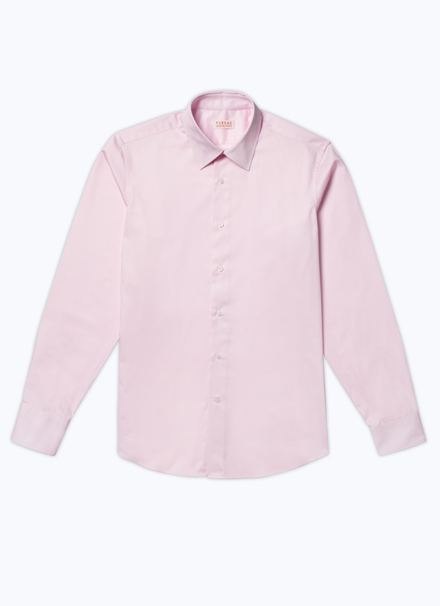 Men's cotton poplin shirt Fursac - H3AXAN-DH34-F002