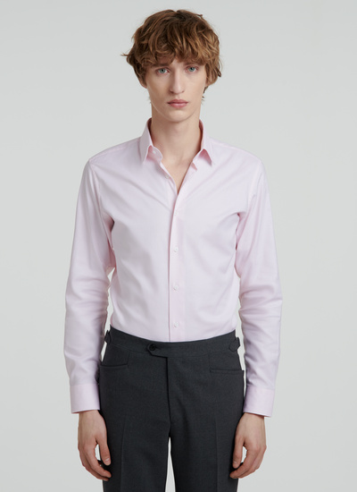 Men's shirt pink egyptian cotton Fursac - H3OXAN-RH20-70