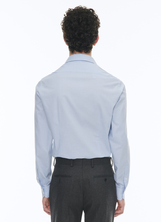 Men's weaved cotton shirt Fursac - H3AXAN-CH37-D004
