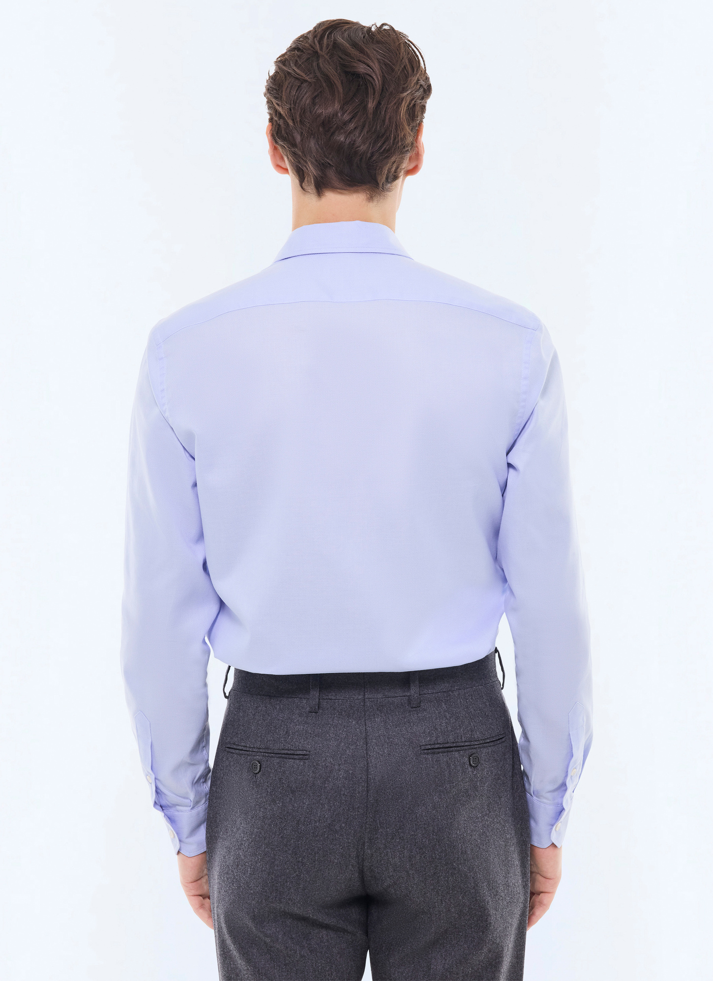 Men's micro-weaved cotton shirt Fursac - H3AXAN-GH20-D038