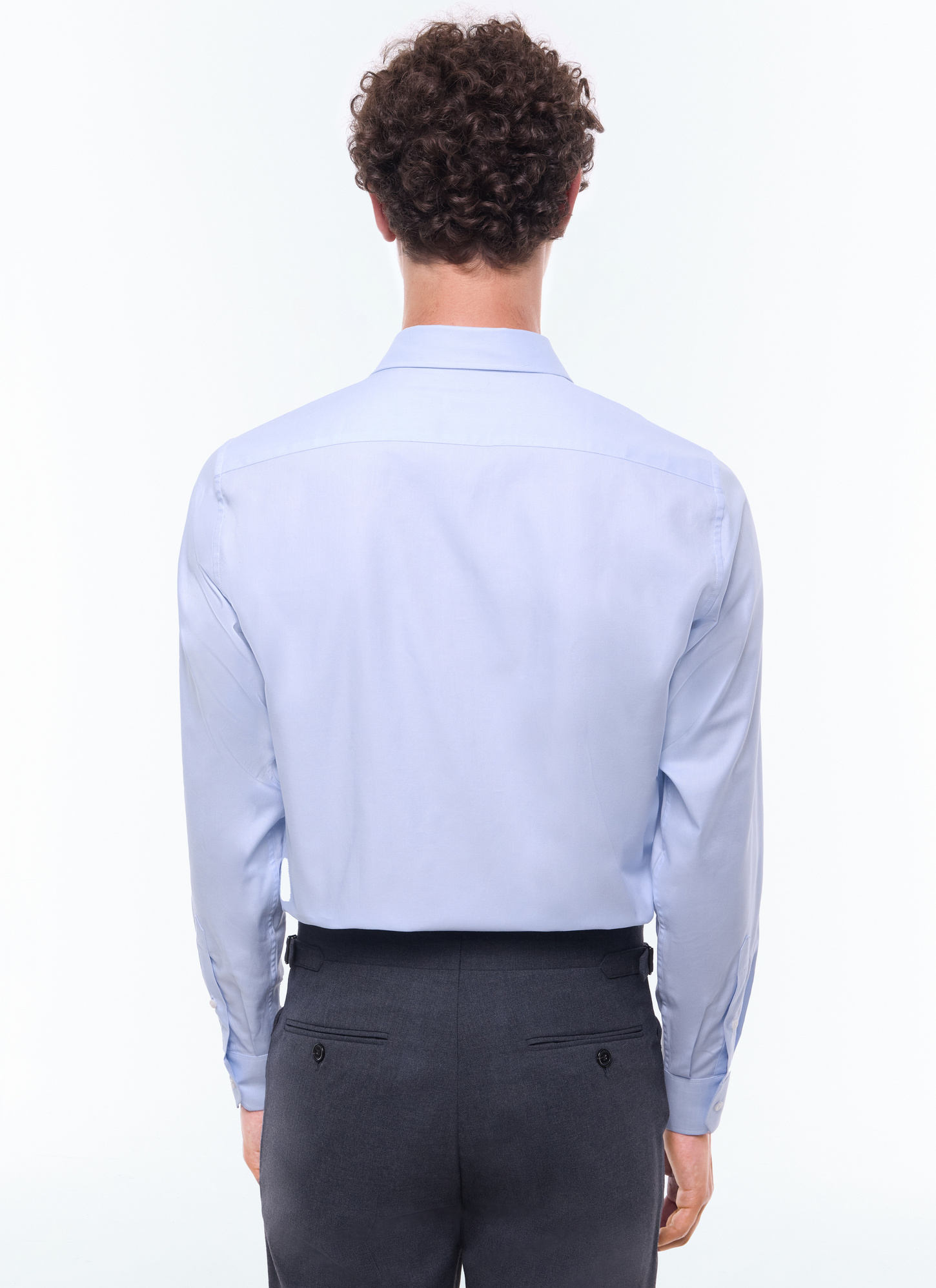 Men's micro weaved cotton shirt Fursac - H3AXAN-PH25-38