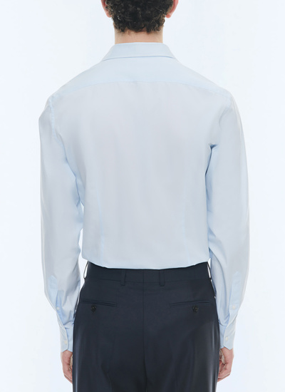 Men's organic cotton poplin shirt Fursac - H3AXAN-VH15-39