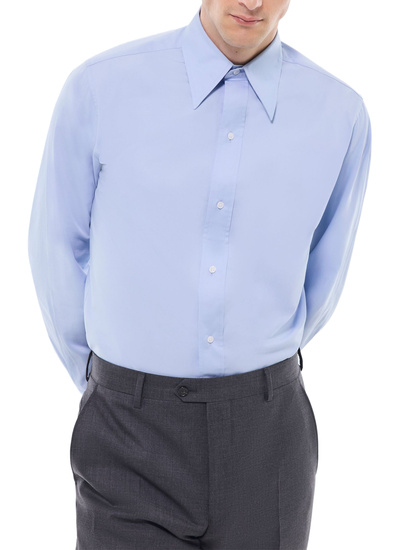 Men's sky blue shirt Fursac - H3FARO-GH04-D039
