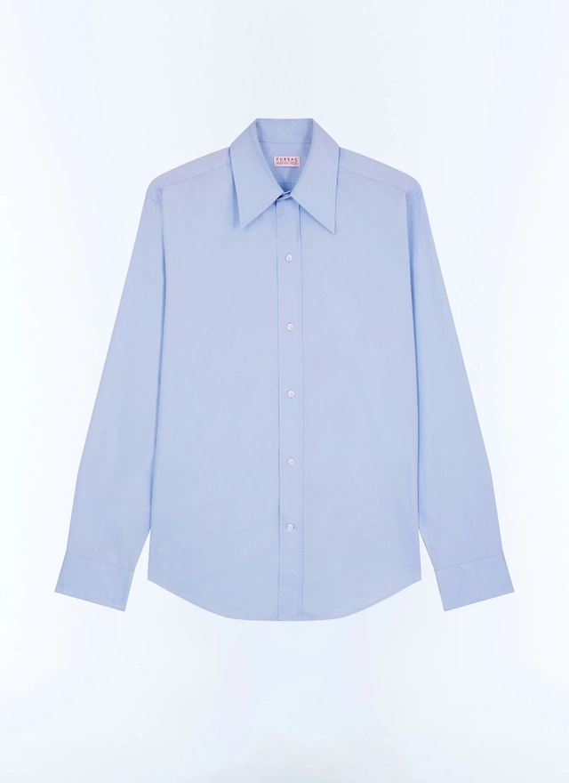Men's sky blue shirt Fursac - H3FARO-GH04-D039