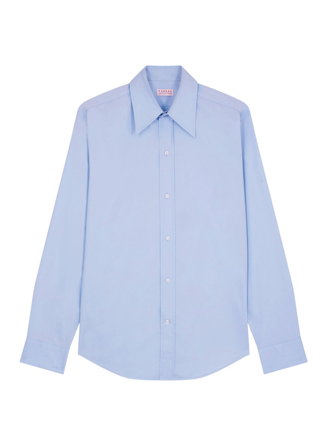 Men's cotton poplin shirt Fursac - H3FARO-GH04-D039