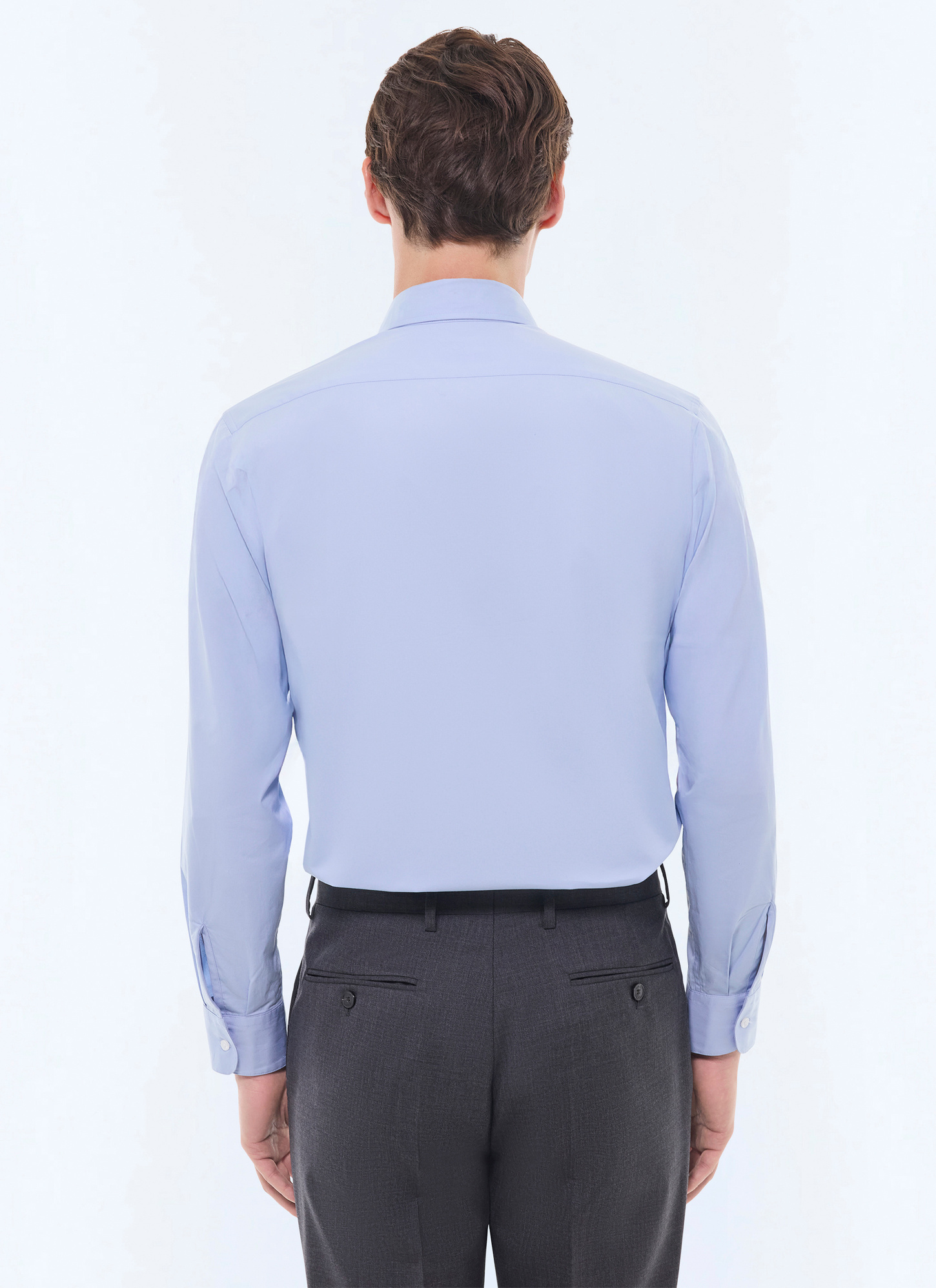 Men's cotton poplin shirt Fursac - H3FARO-GH04-D039