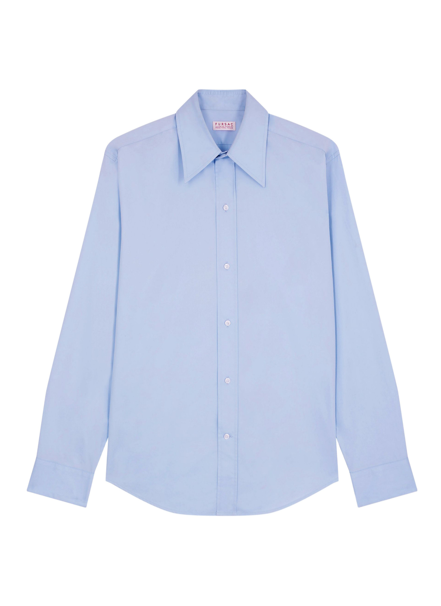 Men's cotton poplin shirt Fursac - H3FARO-GH04-D039