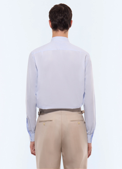 Men's organic cotton poplin shirt Fursac - H3TIKA-VH15-39