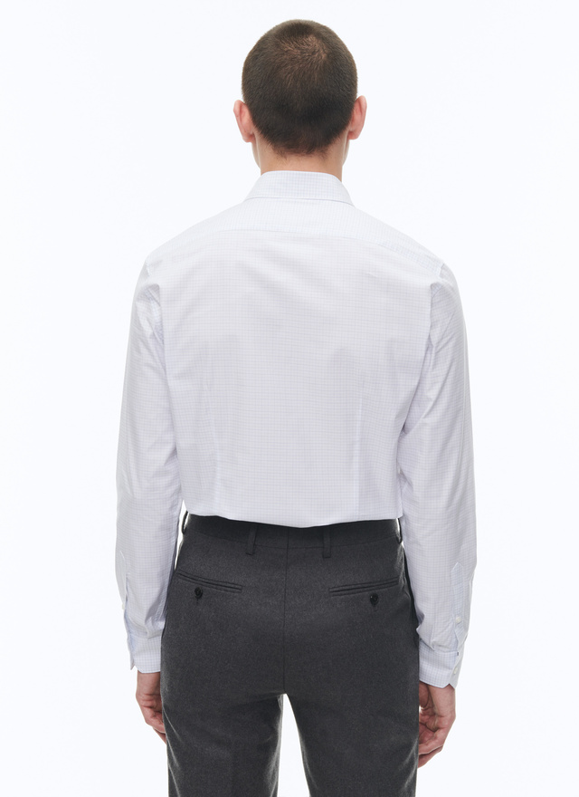 Men's organic cotton poplin shirt Fursac - H3OXAN-VH43-39