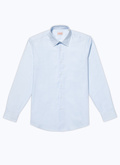 Cotton shirt with straight collar - H3AXAN-CH47-D001