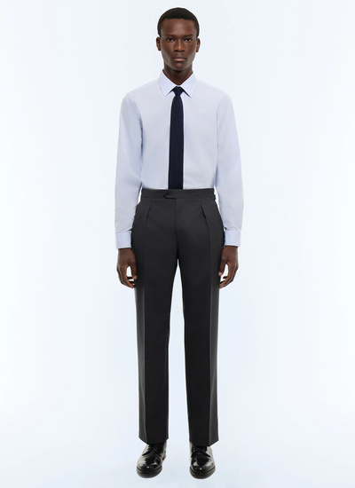 Men's sky blue shirt Fursac - H3AXAN-JH44-D039