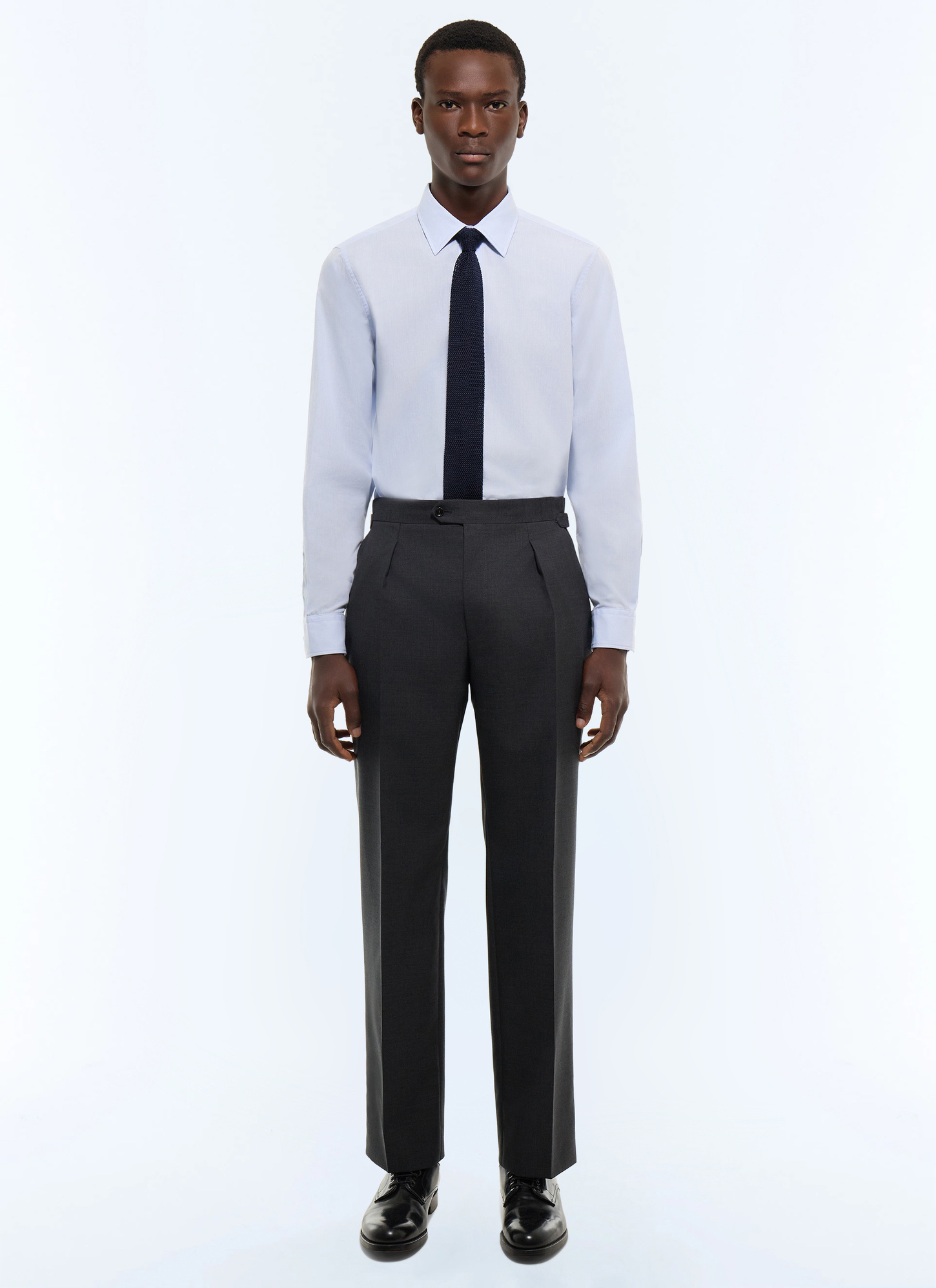 Men's sky blue shirt Fursac - H3AXAN-JH44-D039