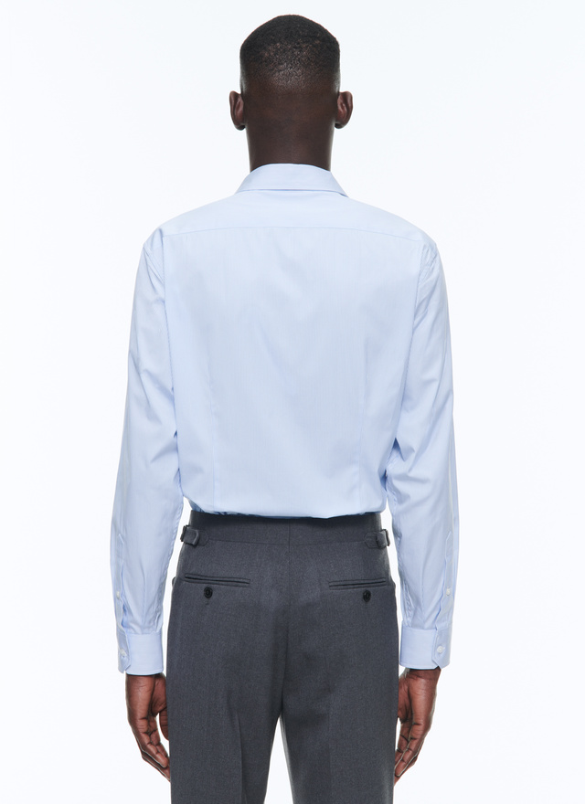 Men's cotton poplin shirt Fursac - H3AXAN-DH39-D039