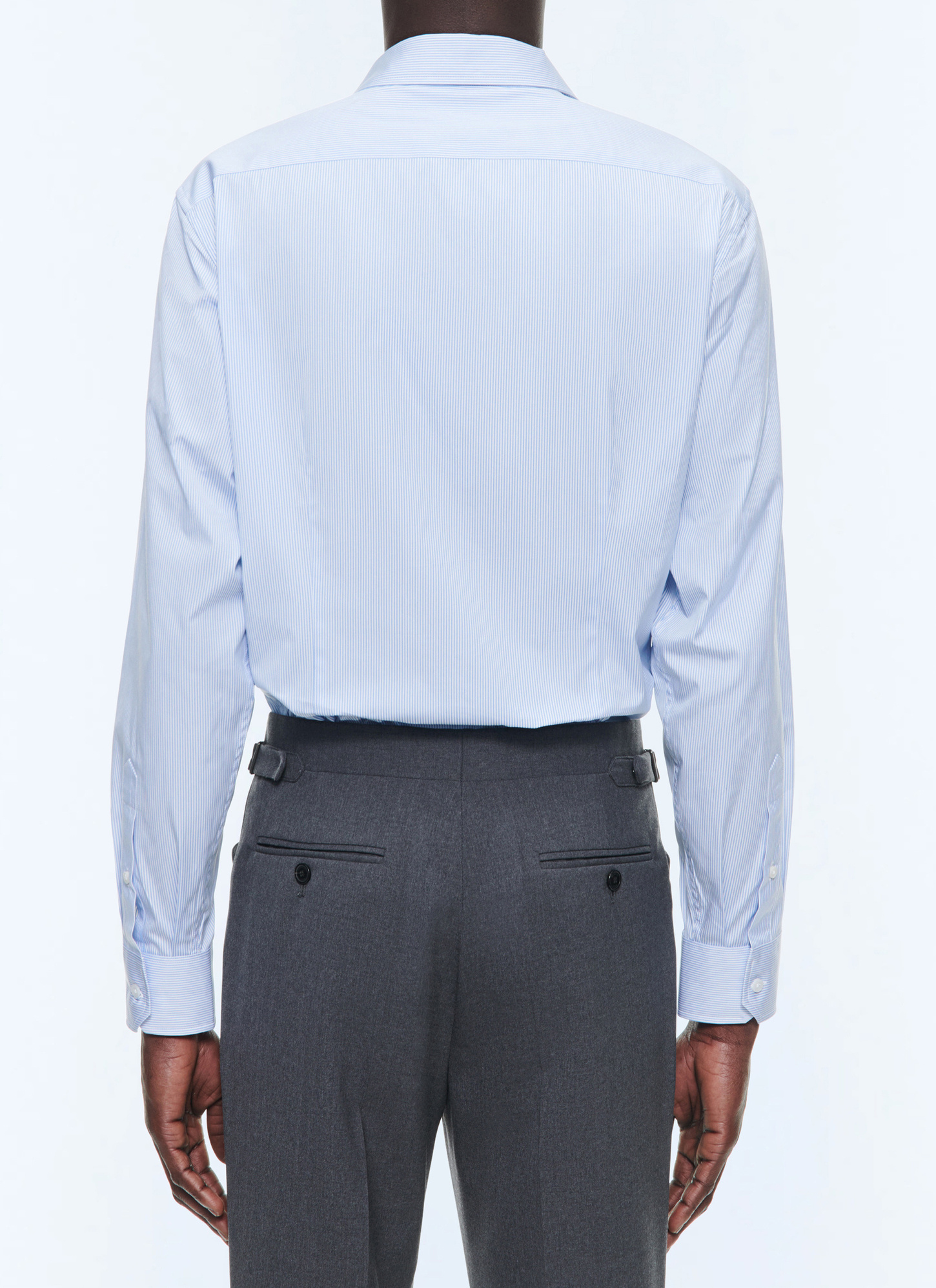 Men's cotton poplin shirt Fursac - H3AXAN-DH39-D039