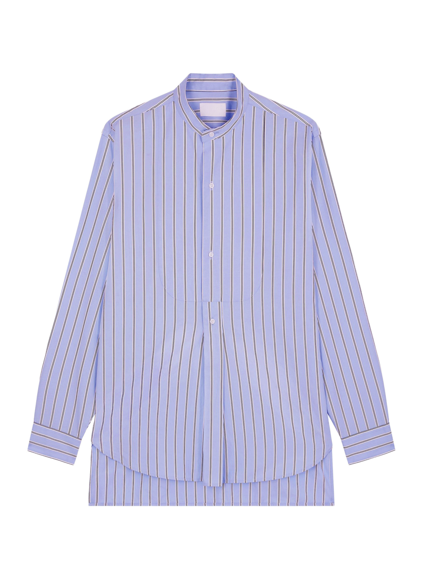 Men's sky blue - white stripes shirt Fursac - H3GURU-GH06-D039
