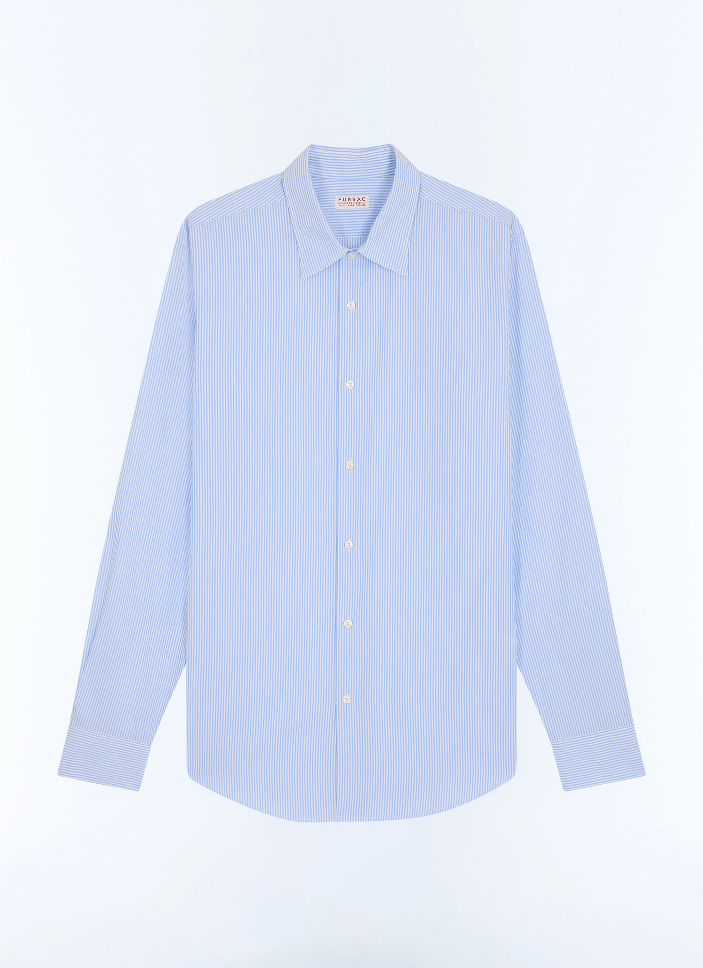 Men's blue, navy blue main fabric: 100% cottonlining: none shirt Fursac - H3LXAN-LH07-D039