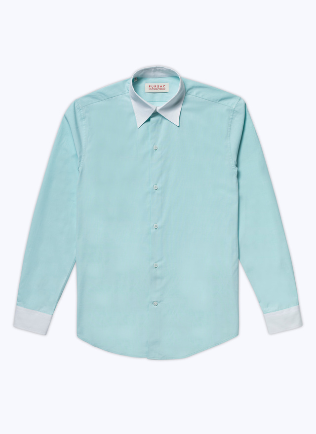Men's cotton poplin shirt Fursac - 22HH3ADAV-AH05/94