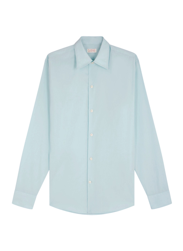 Men's cotton poplin shirt Fursac - H3ADAV-FH04-H004