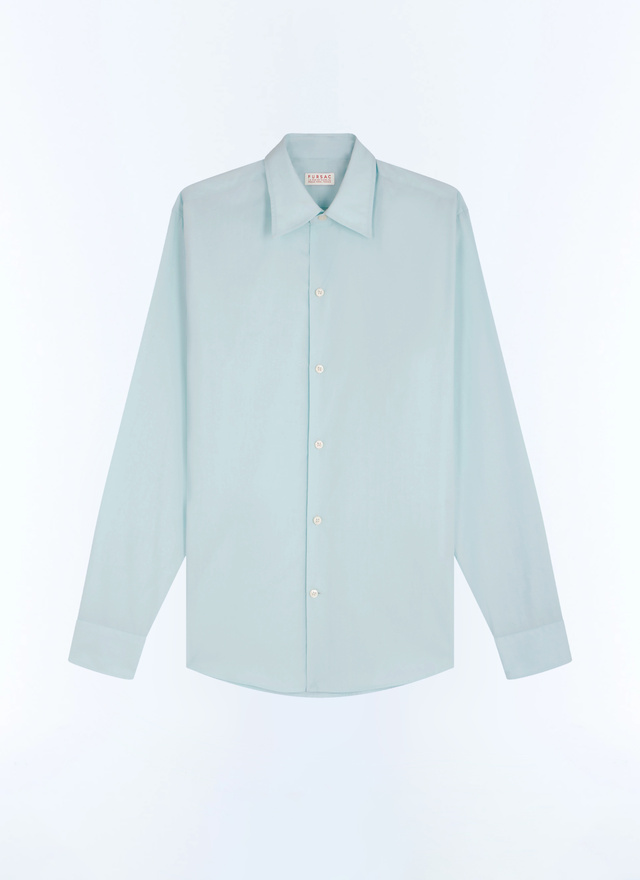 Men's cotton poplin shirt Fursac - H3ADAV-FH04-H004