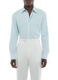 Cotton swallow collar shirt - H3ADAV-FH04-H004