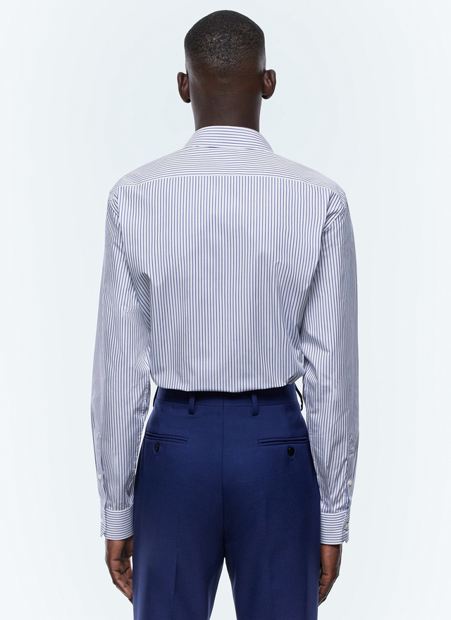 Men's organic cotton twill shirt Fursac - H3AXAN-EH26-D016