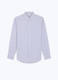 Point-collar shirt in certified cotton - H3AXAN-EH26-D016