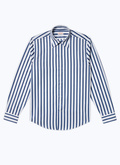 Striped shirt with swallow collar - H3ADAV-DH15-D033