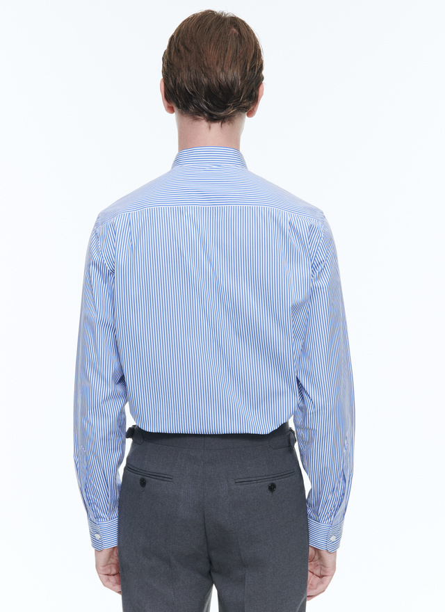 Men's cotton poplin shirt Fursac - H3TIKA-DH46-D022