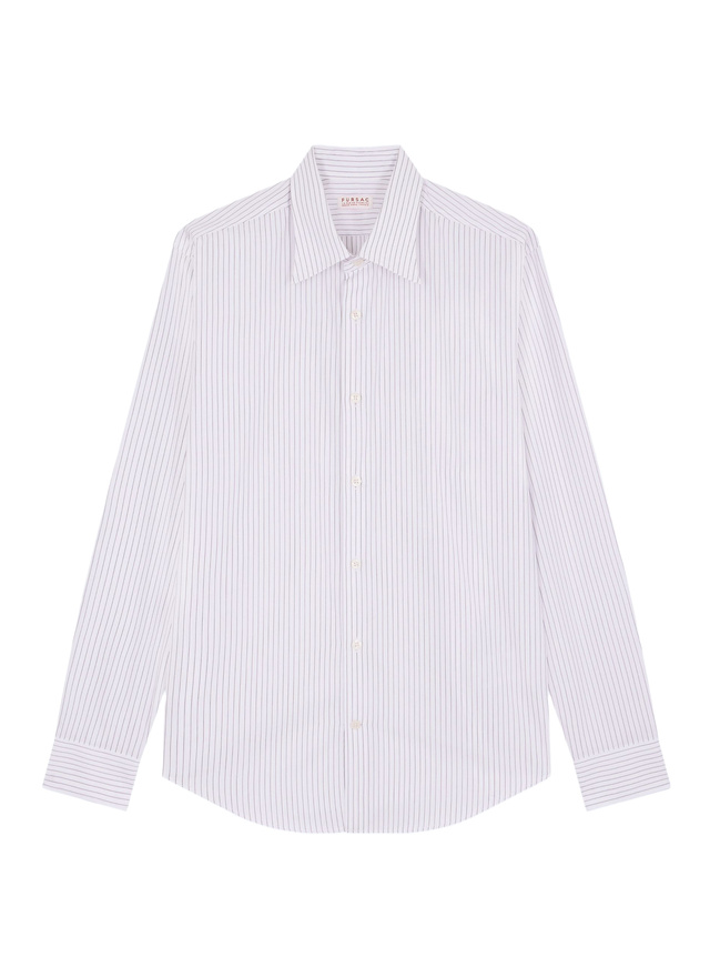 Men's shirt white cotton poplin Fursac - H3AXAN-GH13-C014