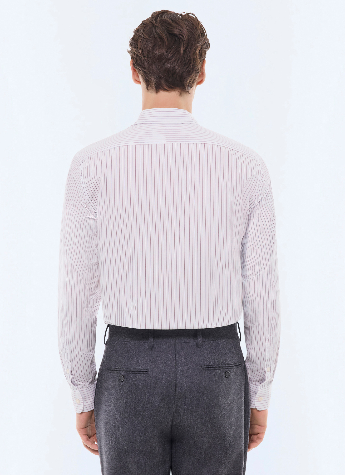 Men's cotton poplin shirt Fursac - H3AXAN-GH13-C014