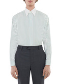 Striped shirt with white point collar - H3FARO-FH18-H008