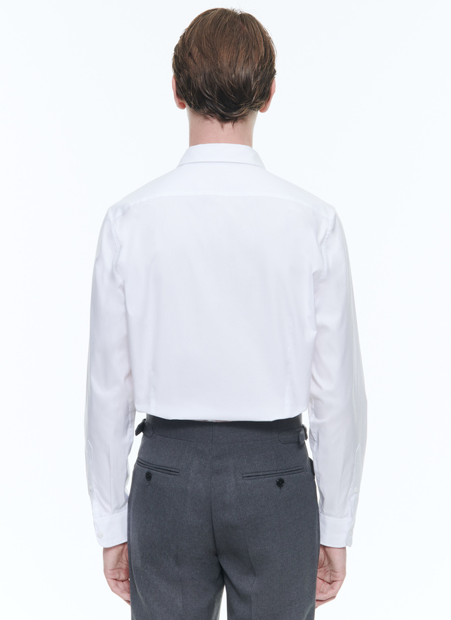 Men's cotton poplin shirt Fursac - H3ADAV-E005-01