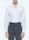 Cotton shirt with a swallow collar - H3ADAV-E005-01