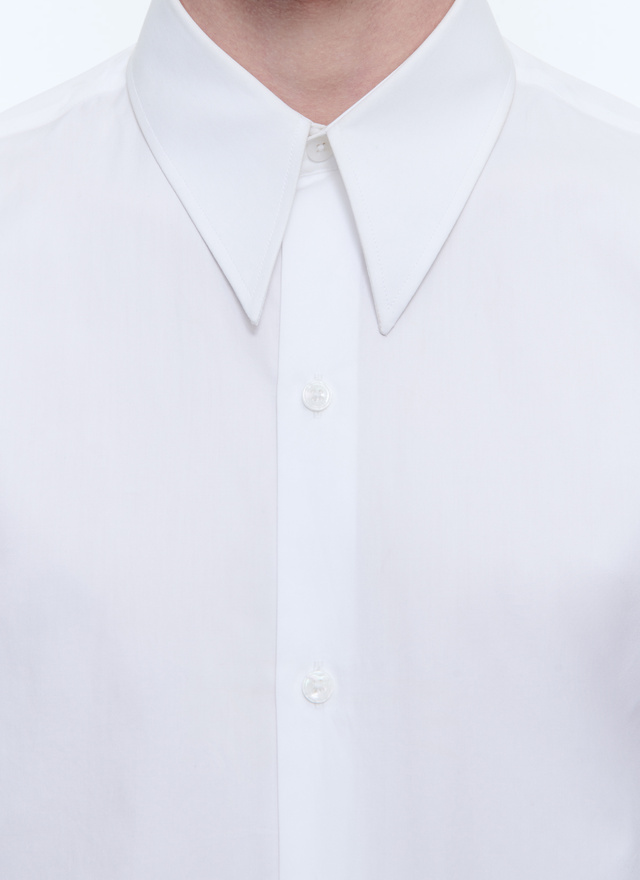 Men's cotton poplin shirt Fursac - H3CHIC-E005-01